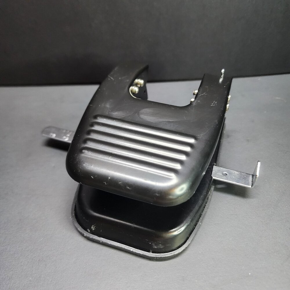 Office Depot Heavy Duty Two-Hole Punch w/ Measurement - 20 Sheet Cap Black